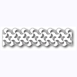 Нож для вырубки от Poppystamps - Swirly Curl Border Background