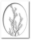 Нож от Memory Box - Graceful Branch Oval - Изящные ветви