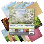 Набор двусторонней скрапбумаги от Paper House - Nature Paper Pad, 30,5x30,5 см, 24 шт