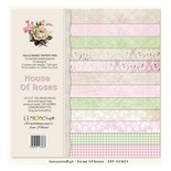 Набор скрапбумаги LemonCraft - House of Roses Basic, фоновые дизайны, 30х30 см, с бонусом