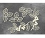 Набор чипбордов Winter botanical diary 763, 10х15 см, цвет молочный, ТМ Фабрика Декора
