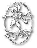 Нож для вырубки от Poppystamps - Serendipity Bird Frame
