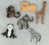 Набор декоративных пуговиц Dress It Up - Wild Thing