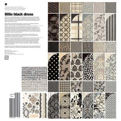 Набор бумаги от Basic Grey "Little Black Dress - Collection Pack"