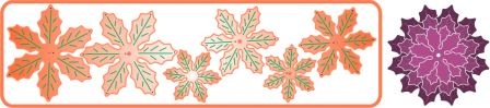 Лезвие Poinsettia Strip от Cheery Lynn Designs