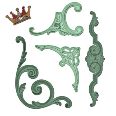 Ножи от Spellbinders - Gold Corbels And Accents