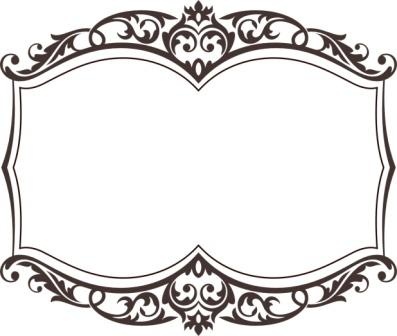 Акриловый штамп Frame Рамка, размер 5,2 * 4,4 см