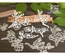 Ножи для вырубки Набор магнолии (4 элемента) Cu-F-002, TM ScrapBox
