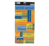 Наклейки - American Crafts - Etc. Water Fun Sampler