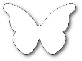 Лезвие от Memory Box - Chantilly Butterfly Background craft die