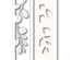Набор из ножа для вырубки и трафарета от Poppystamps - Mistletoe Side Strips and Stencil