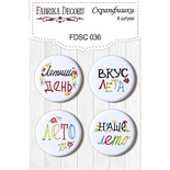 Набор скрапфишек Фабрика Декору из 4 шт. FDSC 036