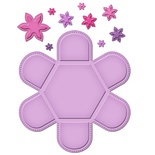 Лезвия от Spellbinders - Hexagon Petal Envelope - Нож для заготовки для конверта