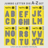 Ножи от Waffle Flower - Jumbo Letter A-Z Set, в наборе 26 тройных ножей
