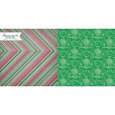 Лист скрапбумаги Webster's Pages Wintergreen, 30х30 см, двусторонняя