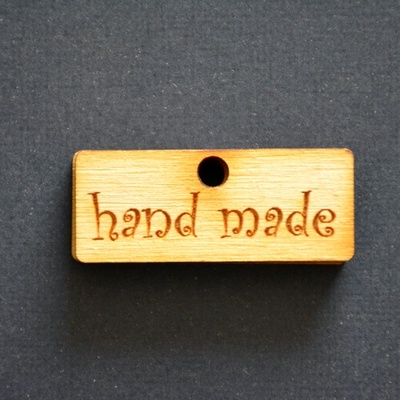 Деревянная фигурка WOOD-088 - Hand Made 4, 1 штука