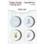 Набор скрапфишек 4шт My little mousy boy 400, ТМ Фабрика Декора
