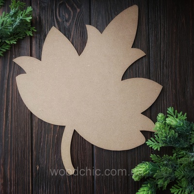 Заготовка артборд Лист клена от WOODchic, 25х28см,мдф 3мм