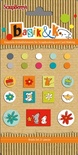 Набор брадсов от Scrapberry's - Басик 5, 21 шт