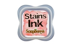 Чернила с эффектом цветовых пятен Стэинс от Scrapberry's - Красный