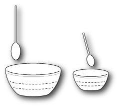 Нож для вырубки от Poppystamps - Baking Spoons and Bowls