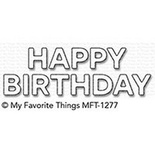 Лезвие My Favorite Things - Die-namics Block Happy Birthday