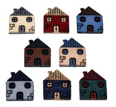 Набор декоративных пуговиц Dress It Up - Houses