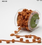 Лента Pom Pom String, ширина 1,2 см, 90 см, цвет античное золото