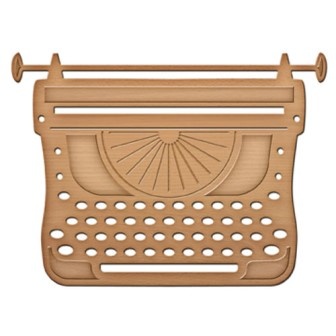 Ножи от Spellbinders - Typewriter - Печатная машинка