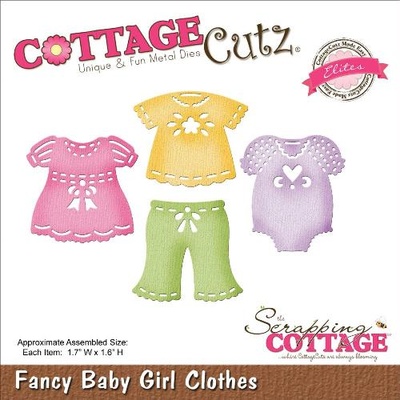 Лезвие CottageCutz - Elites Die - Baby Girl Clothes