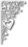 Ножи от Memory Box - Ornamental Heart Corner craft die