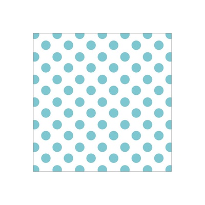 Ацетатный лист с фольгированием в голубой горошек от Blue Foil Dots, 30х30 см