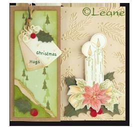 Акриловый штамп от LeCreaDesign - Clear stamp Christmas arrangement 1. with poinsettia