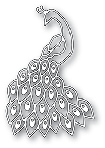 Нож для вырубки от Poppystamps  - Plumed Peacock