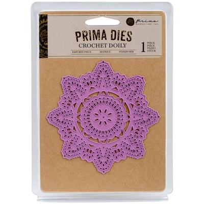 Нож для вырубки от Prima - Crochet Doily - Purple Metal Die (584054)