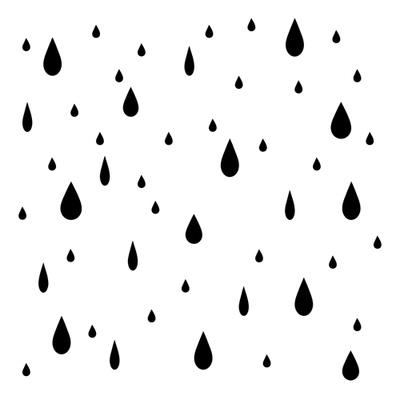 Маска The Crafter's Workshop - Mini Template Raindrops, 15х15 см