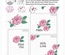Силиконовый штамп от Waffle Flower - Stitched Roses Stamp Set