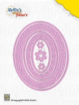 Лезвие Nellie's Multi Frames Multi Frame Dies - Oval 2