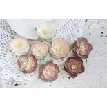 Набор цветов TM Iris - Dessert оттенки коричневого, 35-45 мм, 8 шт