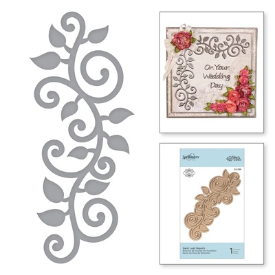 Нож для вырубки от Spellbinders - Swirl Leaf Branch