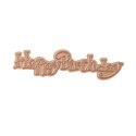 Пластины для фольгирования от Spellbinders - Faux Script Happy Birthday