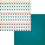 Лист двусторонней скрапбумаги Fancy Pants - Timbergrove Play Day Paper, 30х30 см