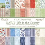 Набор бумаги для скрапбукинга от Maja Design - Life in the Country PAPER PAD, 15х15 см, 36 листов