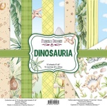 Набор скрапбумаги Dinosauria 20x20 см 10 листов, ТМ Фабрика Декора