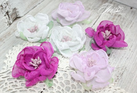 Набор цветов Royalty flowers Сиреневый микс, ТМ Iris, 9 шт