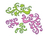 Набор лезвий от Spellbinders - Bird Flourishes