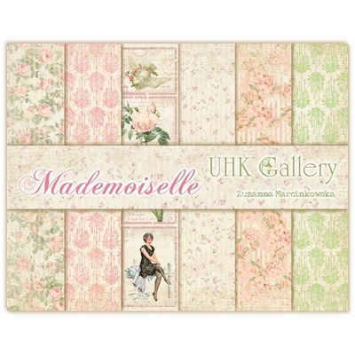 Набор двусторонней скрапбумаги UHK Gallery - Mademoiselle, 30х30 см