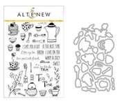 Набор ножей и штампов от Altenew - Tea Time - Stamp & Die Bundle