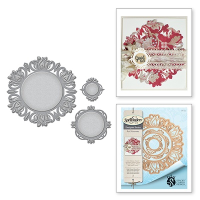 Нож для вырубки от Spellbinders - Stile Floreal Medallion