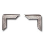 Набор металлических уголков 7 Gypsies - Antique Silver, 4 штуки
